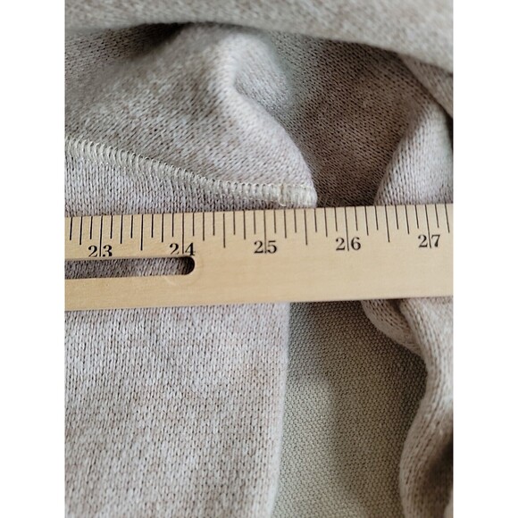 Woolrich Mens 2XL 1/4 Zip Pullover Cream Beige Pocket Logo Casual Solid Dad - Picture 13 of 15